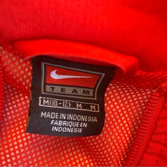 Nike jacket youth size MED red and white - Picture 10 of 13